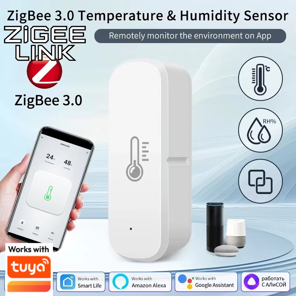 Digital Hygrometer Probe - Smart Zigbee 3.0 Temperature Humidity Sensor