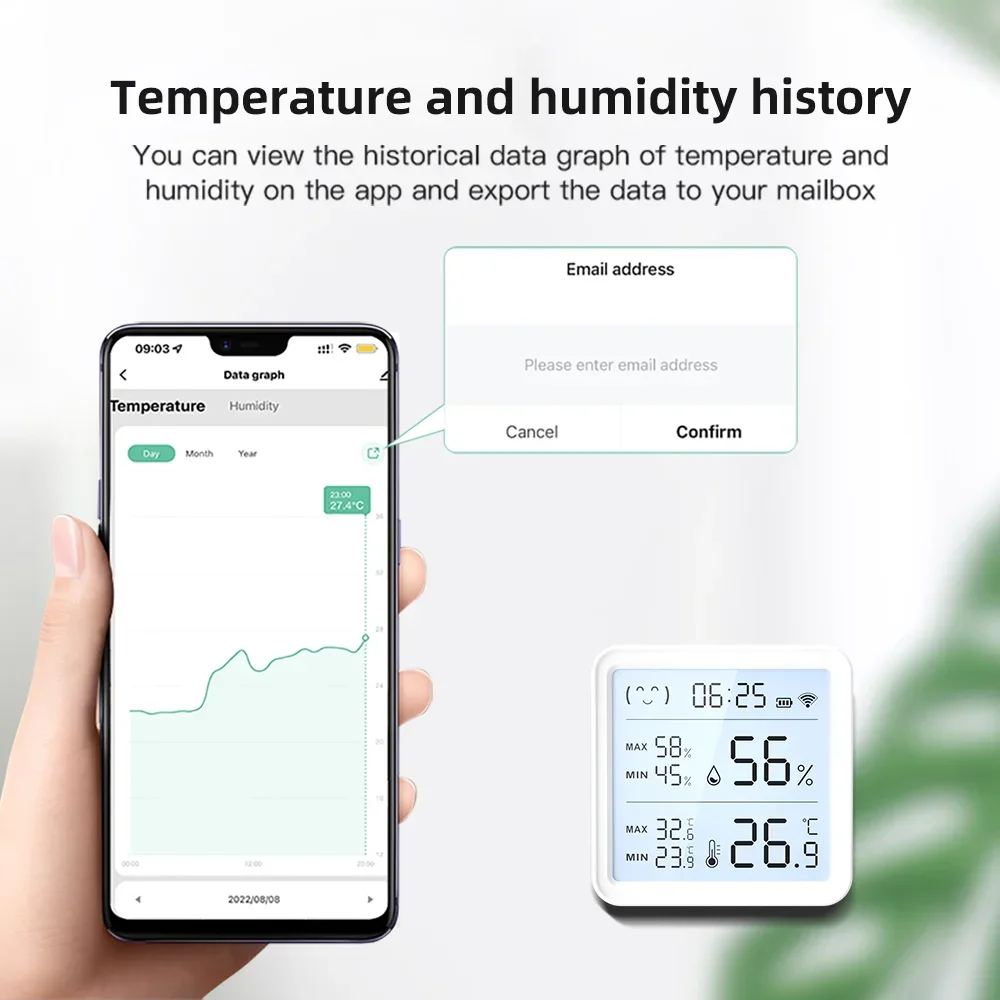 Tuya WiFi Temperature Humidity - огляд і ціна Digital Hygrometer Probe