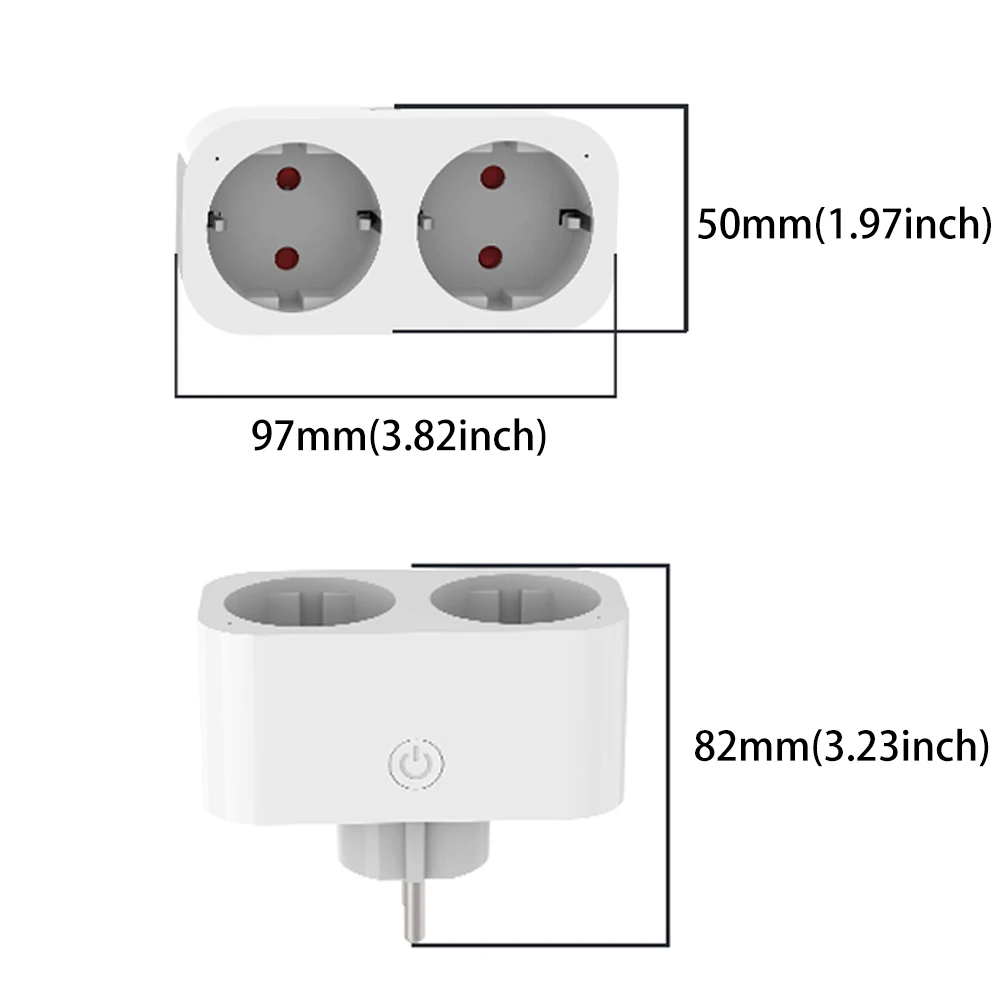 BORUIDAPLS WiFi Smart socket E - огляд і ціна Timer Dual Outlet