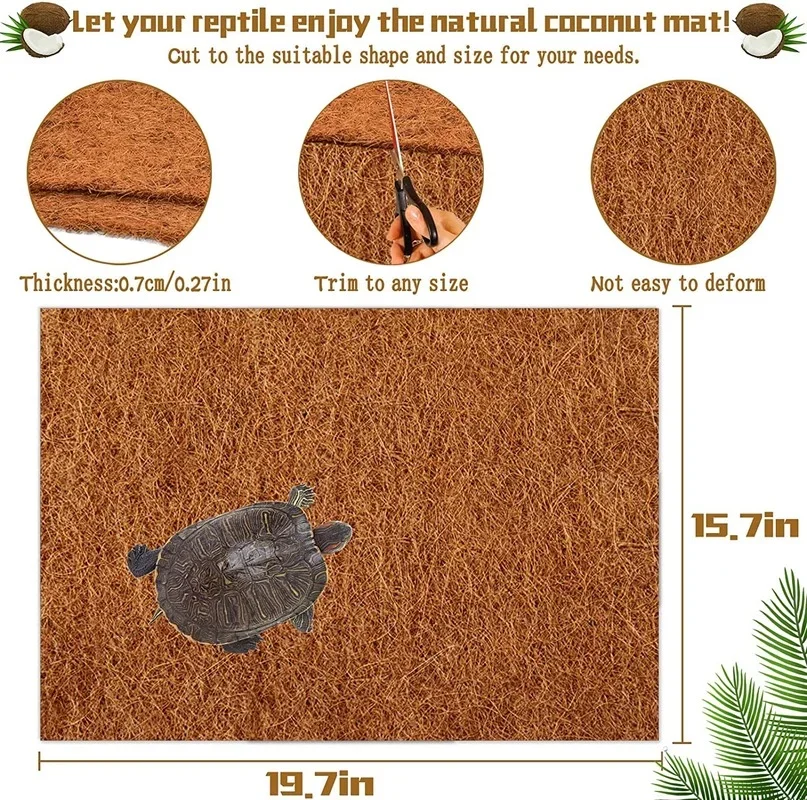 Reptile Carpet Natural Coconut - огляд і ціна Substrate Coconut Fiber