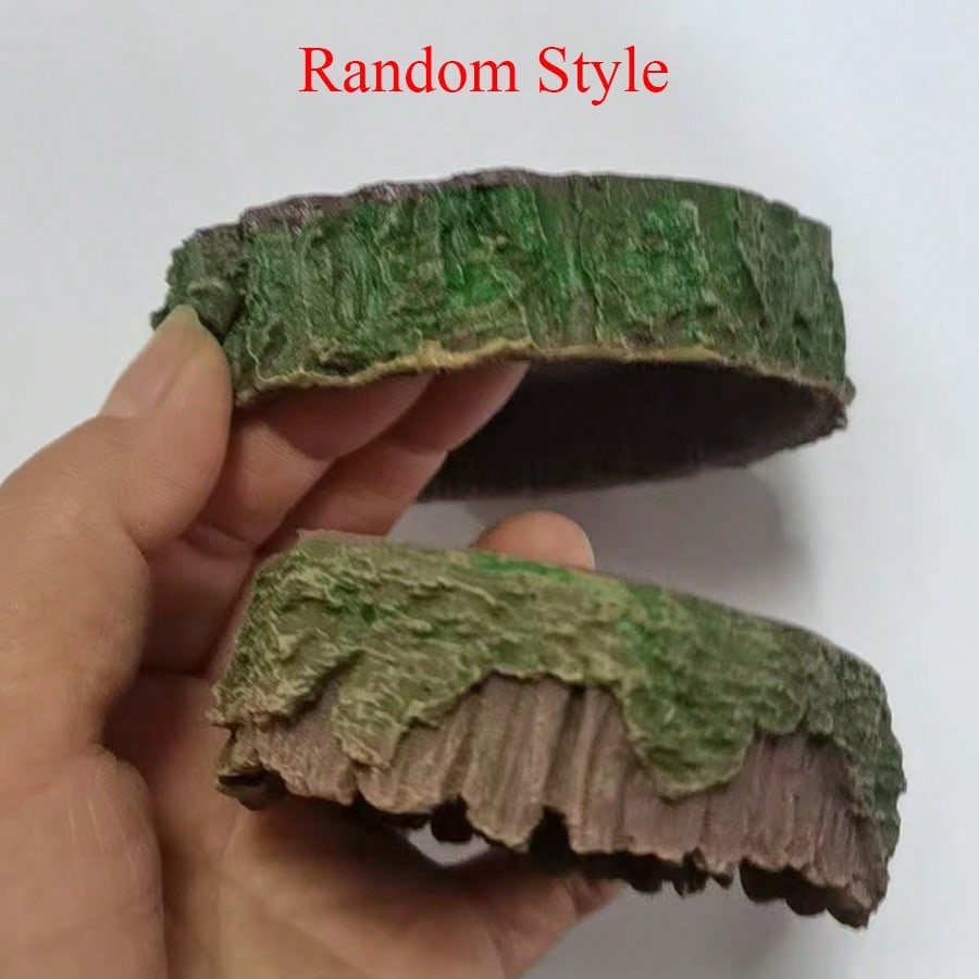 1 pcs Tree Stump  Shaped Repti - огляд і ціна Water Dish Reptile
