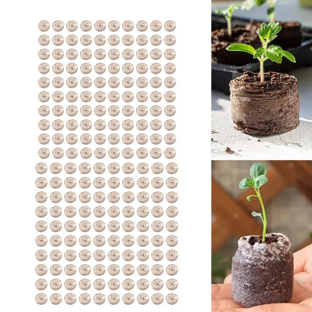 100pcs Compressed Coco Coir Pe - огляд і ціна Substrate Coconut Fiber
